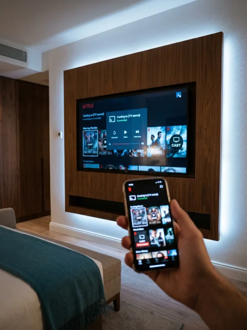 Chromecast in Hotel