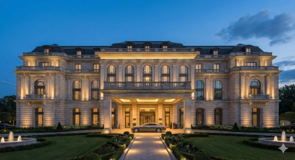 Luksusowy pokój hotelowy 5★ z telewizorem 4K klasy premium i IPTV – profesjonalna telewizja hotelowa iBeeQ dla hoteli premium